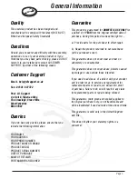 Preview for 3 page of V-Lift CYCLONE AIR ROWER Assembly & User Manual