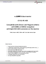 Preview for 1 page of v.link CI-VL2-PC-HSD Manual