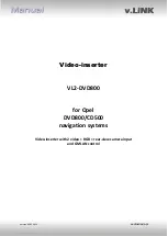 Preview for 1 page of v.link VL2-DVD800 Manual