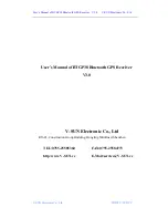 V-Sun BTGP38 User Manual preview