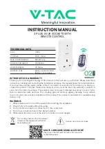 V-TAC 10186 Instruction Manual preview