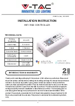 V-TAC 3322 Installation Instruction preview