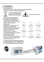 Предварительный просмотр 2 страницы V-TAC 3322 Installation Instruction