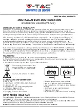 V-TAC 83111 Installation Instruction preview