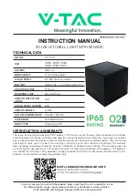 V-TAC VT-11109 Instruction Manual предпросмотр