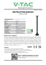 Предварительный просмотр 1 страницы V-TAC VT-1231 Instruction Manual