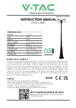 Предварительный просмотр 1 страницы V-TAC VT-1232 Instruction Manual