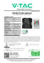 Предварительный просмотр 1 страницы V-TAC VT-2424 Instruction Manual