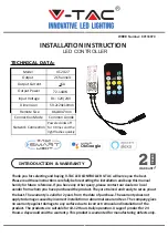 Предварительный просмотр 1 страницы V-TAC VT-2427 Installation Instruction