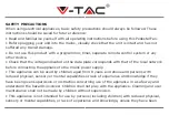 Предварительный просмотр 1 страницы V-TAC VT-4012-3 Instruction Manual