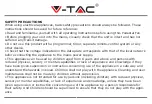 Preview for 1 page of V-TAC VT-4016-3 User Manual