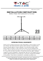 Preview for 1 page of V-TAC VT-41150 Installation Instruction