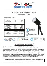 V-TAC VT-5167 Installation Instruction preview