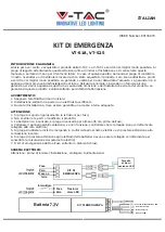 Предварительный просмотр 4 страницы V-TAC VT-518 Installation Instruction