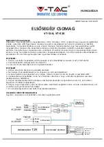 Предварительный просмотр 5 страницы V-TAC VT-518 Installation Instruction