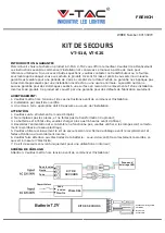 Предварительный просмотр 8 страницы V-TAC VT-518 Installation Instruction