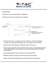 Предварительный просмотр 2 страницы V-TAC VT-519 Installation Manual