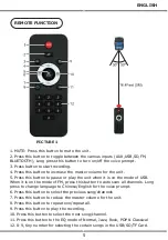 Предварительный просмотр 6 страницы V-TAC VT-6208 Instruction Manual