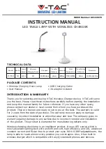 V-TAC VT-7705-B Instruction Manual preview