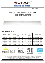 V-TAC VT-8-24 Installation Instruction preview