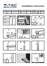 V-TAC VT-8500 Installation Instructions preview