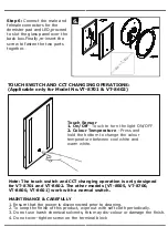 Предварительный просмотр 6 страницы V-TAC VT-8505 Installation Instruction