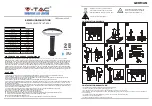 Предварительный просмотр 4 страницы V-TAC VT-909 Instruction Manual