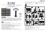 Предварительный просмотр 8 страницы V-TAC VT-909 Instruction Manual