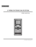 V-Tec 2-WIRE User Manual предпросмотр