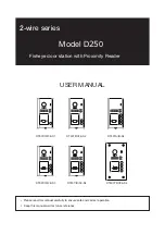 V-Tec D250 User Manual preview