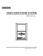 V-Tec VIDEO DOOR PHONE SYSTEM User Manual preview