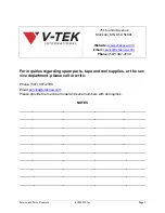 Preview for 101 page of V-TEK OEM TM-50 SMD User Manual