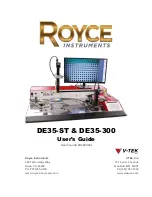 V-TEK Royce DE35-ST User Manual preview