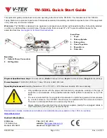 Preview for 1 page of V-TEK TM-50XL Quick Start Manual