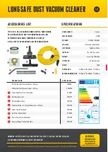 Предварительный просмотр 13 страницы V-TUF M CLASS MINI 110V Operating Instructions Manual