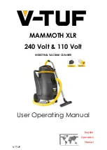 Preview for 1 page of V-TUF MAMMOTH XLR User'S Operating Manual