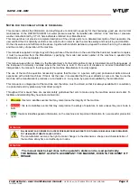 Preview for 3 page of V-TUF RAPID VSC DEM Instructions Use And Maintenance