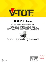 Предварительный просмотр 1 страницы V-TUF RAPID-VSC User'S Operating Manual