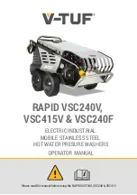 V-TUF RAPID VSC240F Operator'S Manual предпросмотр