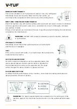 Предварительный просмотр 13 страницы V-TUF RAPIDHB240-21 Operator'S Manual