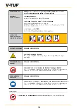 Preview for 18 page of V-TUF RAPIDSXL110 Operator'S Manual