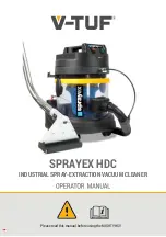 Preview for 1 page of V-TUF SPRAYEX HDC Operator'S Manual