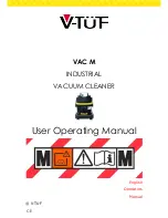 Предварительный просмотр 1 страницы V-TUF VacM User'S Operating Manual