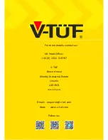 Предварительный просмотр 12 страницы V-TUF VacM User'S Operating Manual