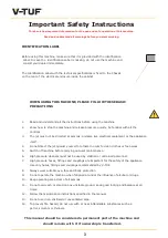 Preview for 3 page of V-TUF VTS1210HPC XL Operator'S Manual