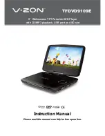 V-Zon TFDVD9109E Instruction Manual предпросмотр