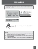 Preview for 3 page of V-Zon TFDVD9109E Instruction Manual