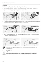 Preview for 20 page of V-ZUG 031 Series Operating Instructions Manual