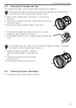 Предварительный просмотр 27 страницы V-ZUG 11019 Operating Instructions Manual