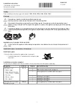 Предварительный просмотр 1 страницы V-ZUG 11023 Installation Instructions Manual